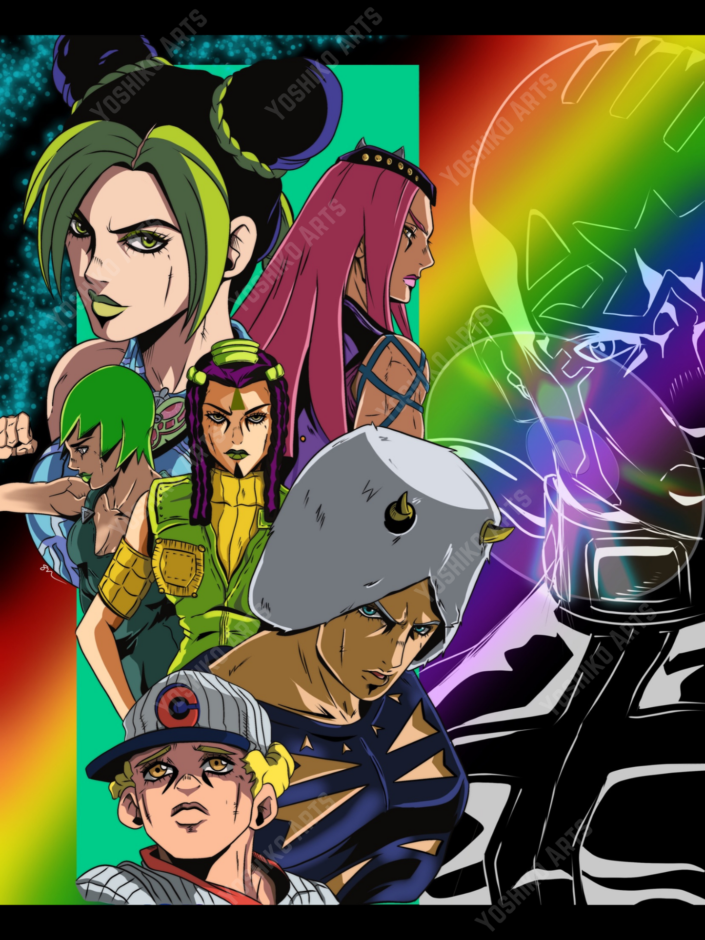 Stone Ocean Collage | 12 x 16 Art Print